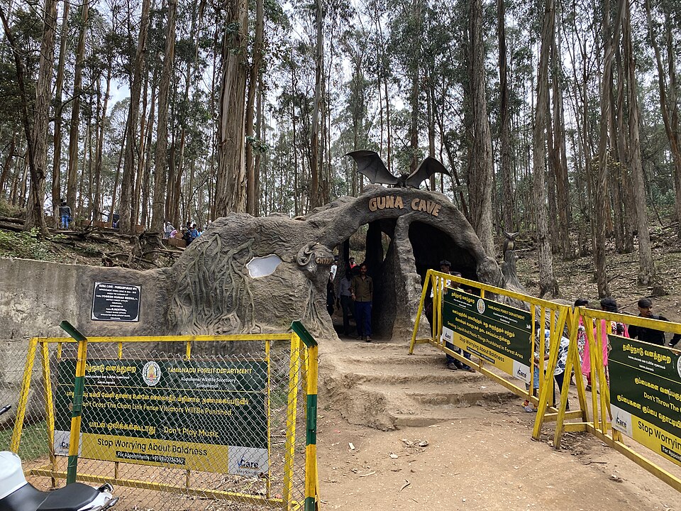 Entrance of Guna cave, Kodaikanal
