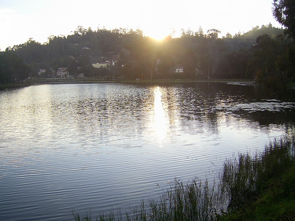 View from kodaikanal lake - sunset view
