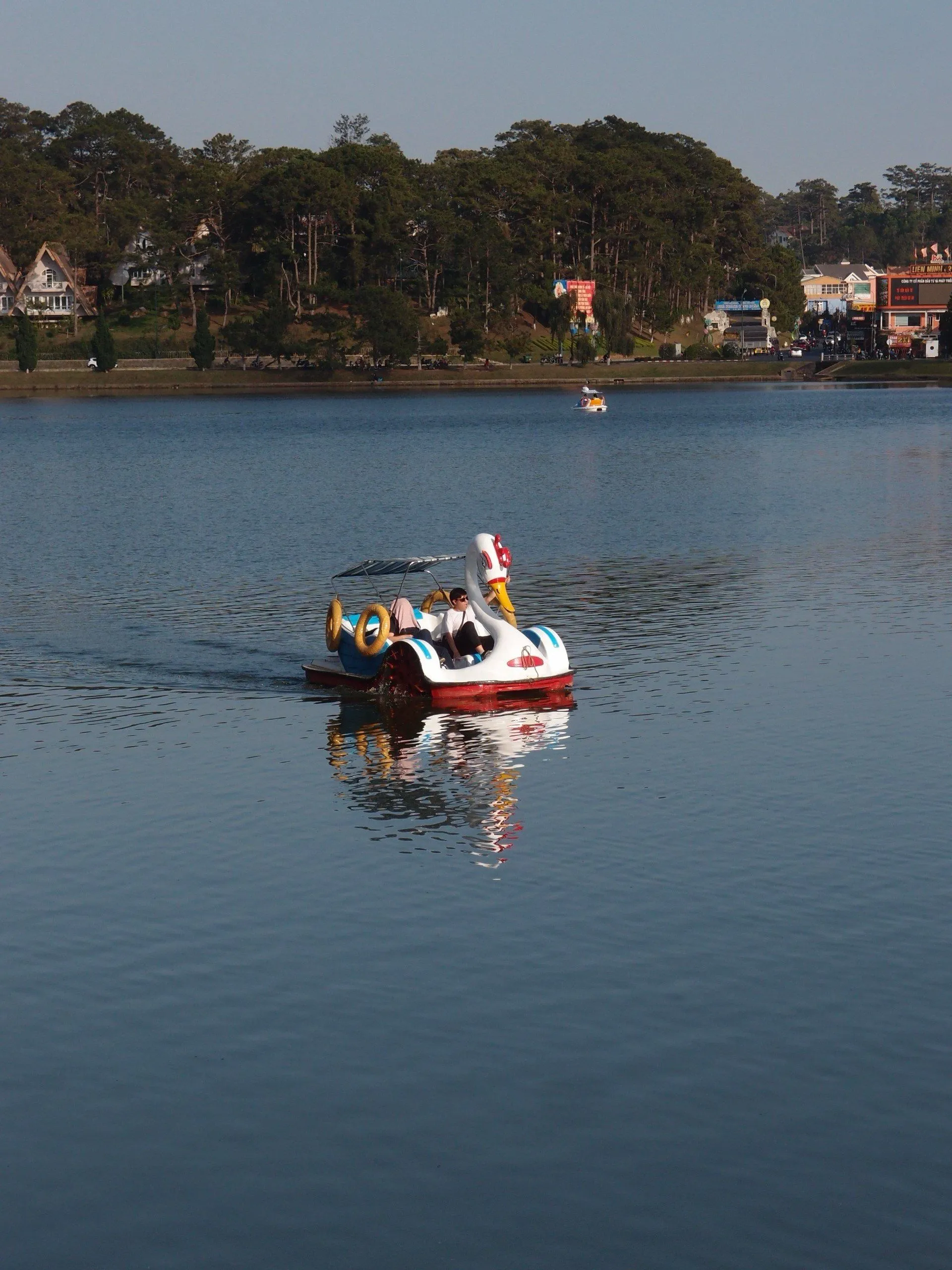 Pedal boat ride at Kodaikanal Lake