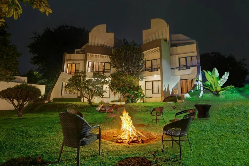 Landscaped garden and grounds at Sterling Kodai Valley, a family-friendly resort in Kodaikanal