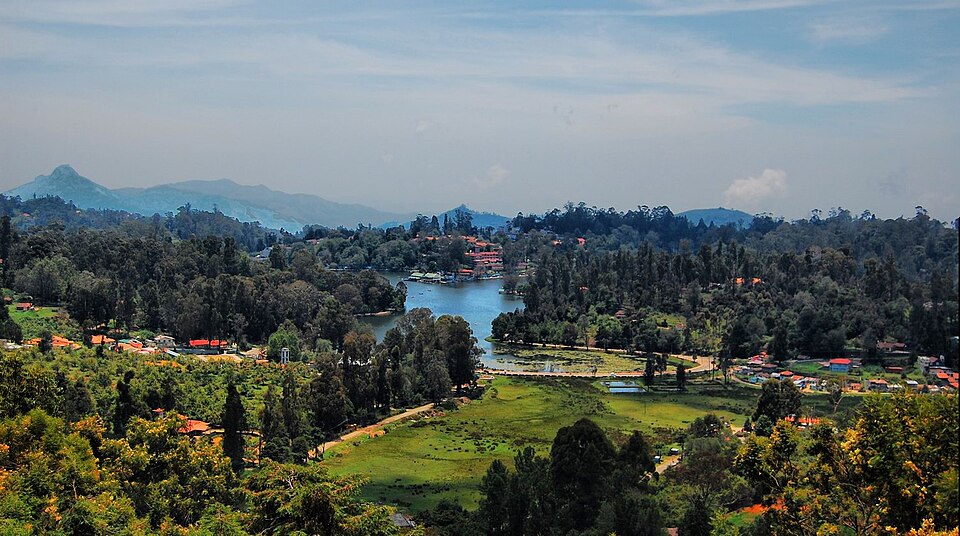 upper view of kodaikanal lake
