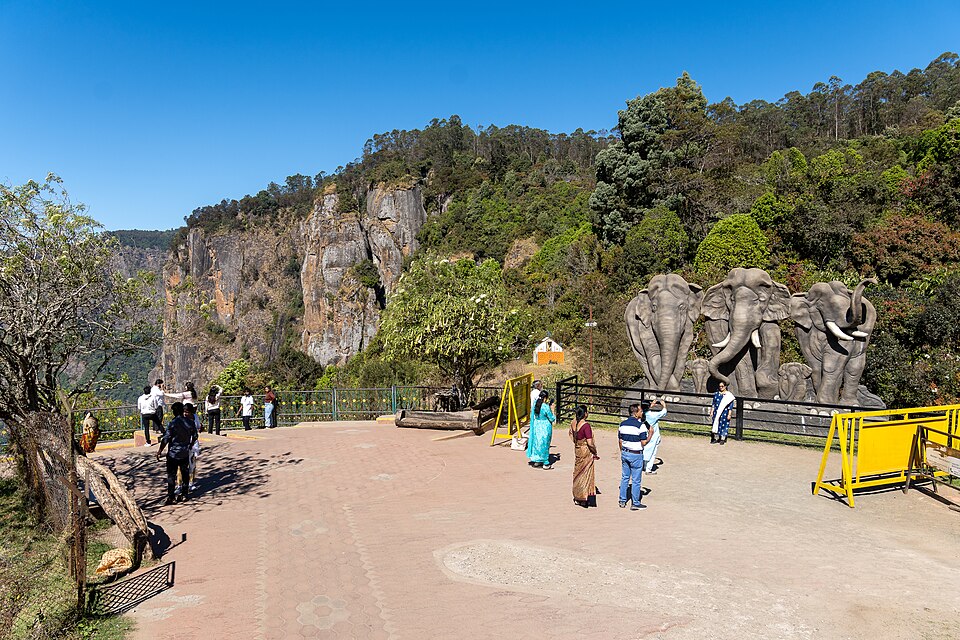Pillar rocks with sunset view, kodaikanal