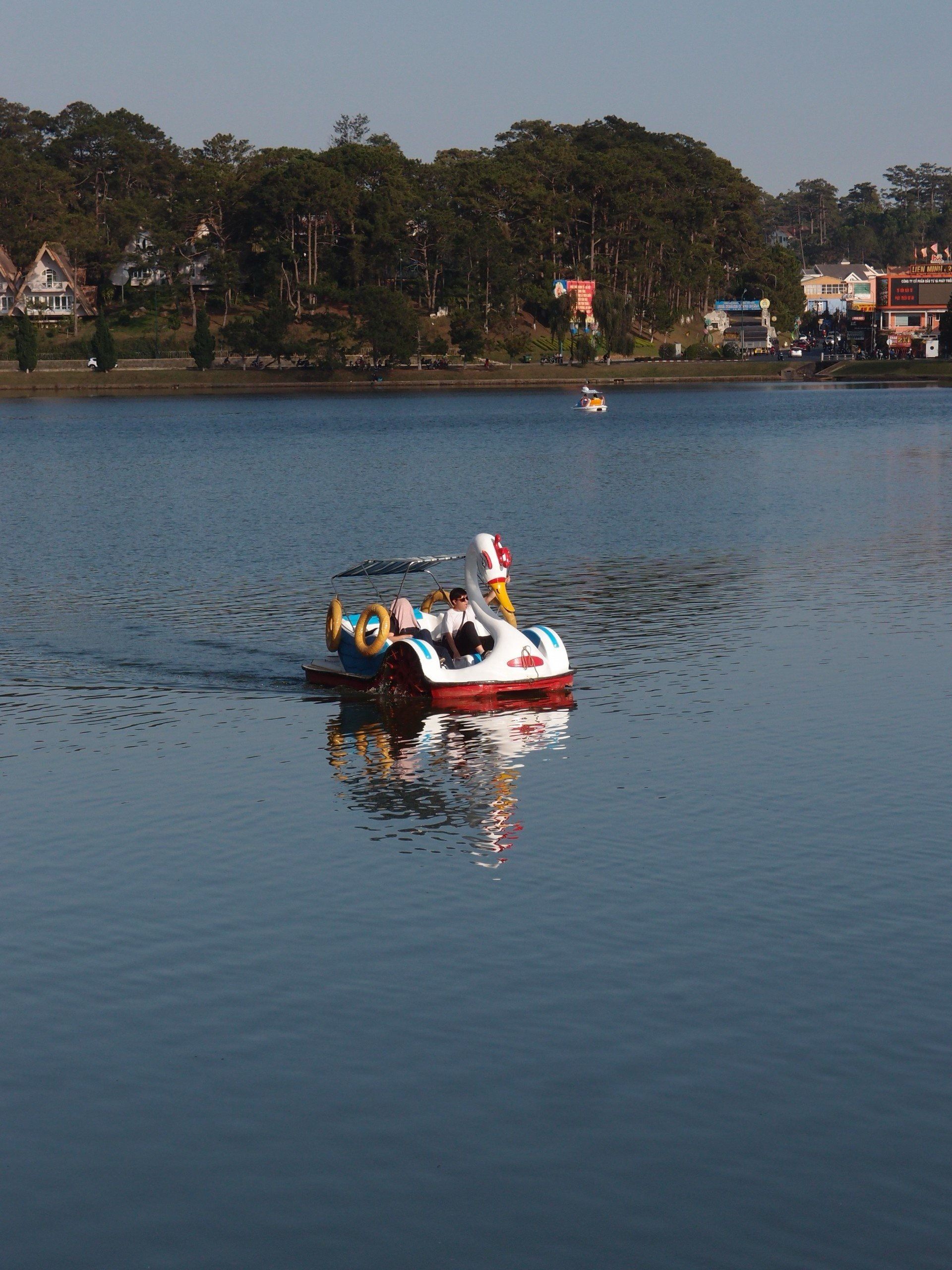 Pedal boat ride at Kodaikanal Lake