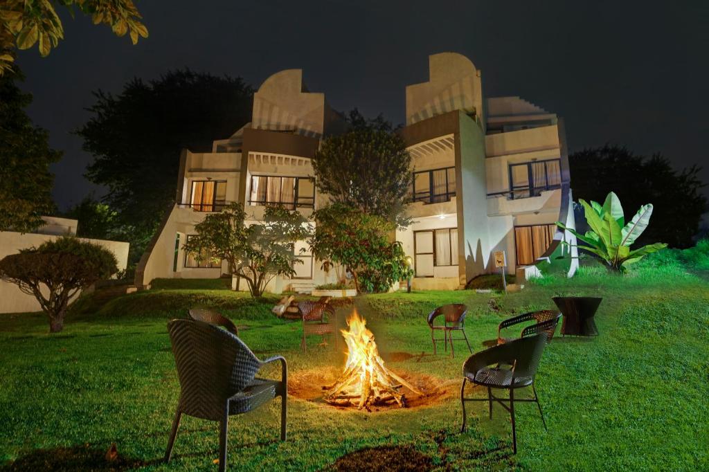 Landscaped garden and grounds at Sterling Kodai Valley, a family-friendly resort in Kodaikanal